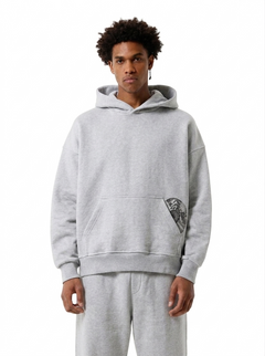 Hoodie - Y2K Streetwear Oversize Black Gray