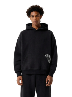 Hoodie - Y2K Streetwear Oversize Black Gray