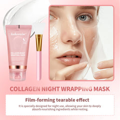 Masque au collagène et pinceau